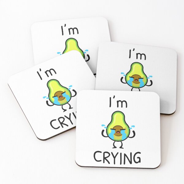 Item preview, I’m Crying Avocado  designed and sold by Gonkpoke.