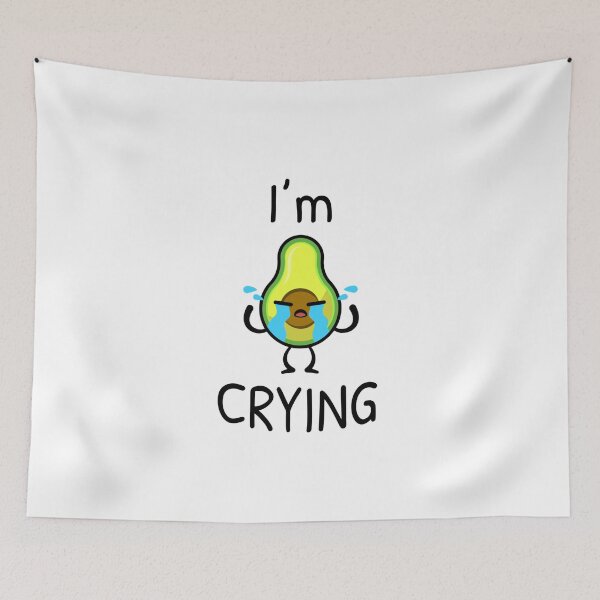 Item preview, I’m Crying Avocado  designed and sold by Gonkpoke.