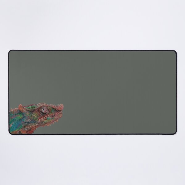 Item preview, Colorful Chameleon Drawing on Gray designed and sold by Negin Mf Designs.