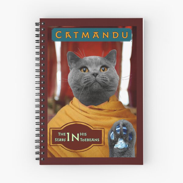 Item preview, Catmandu - The CatGod Murrathani - The Stars in his Toebeans designed and sold by Walter G. Esselman.