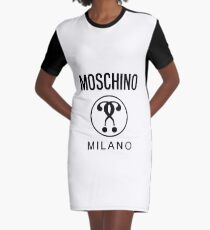 moschino Graphic T-Shirt Dress