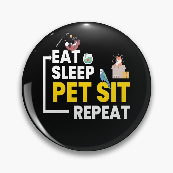 Item preview, Eat Sleep Pet Sit Repeat Petsitting designed and sold by MooonTees.