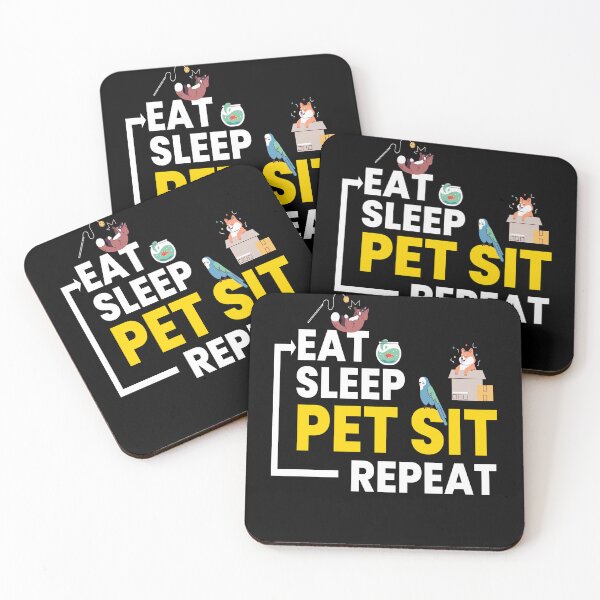 Item preview, Eat Sleep Pet Sit Repeat Petsitting designed and sold by MooonTees.