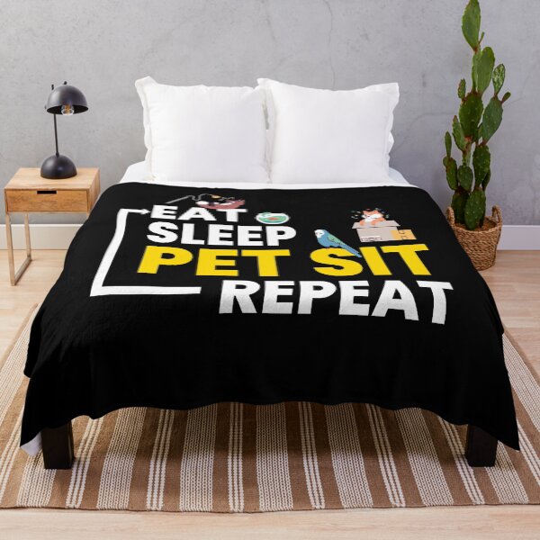 Item preview, Eat Sleep Pet Sit Repeat Petsitting designed and sold by MooonTees.