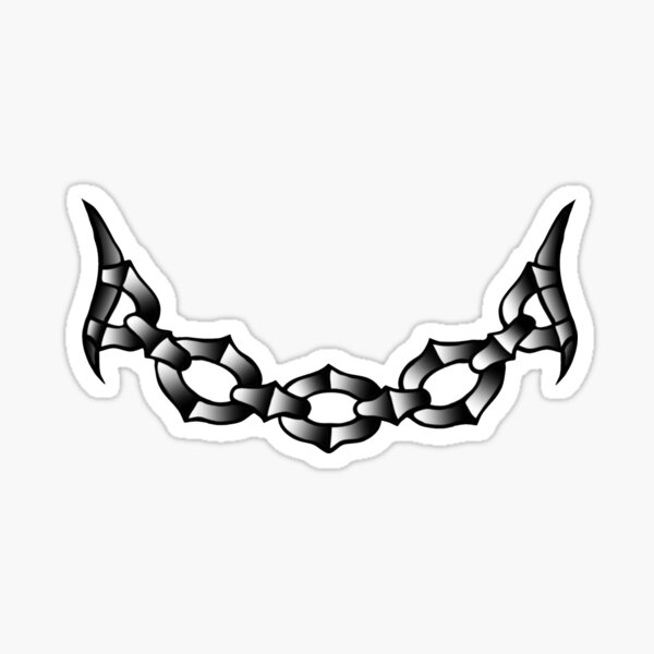 Tattoo Flash Chain Link Sticker for Sale by Bugsyink  Redbubble