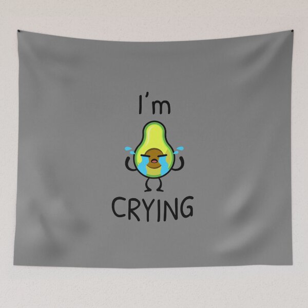 Item preview, I’m Crying Avocado  designed and sold by Gonkpoke.
