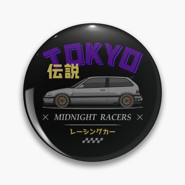 Item preview, Midnight Racer Silver Kanjo EF JDM designed and sold by goldentuners.