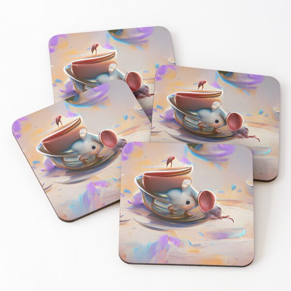 Item preview, A Mouse and His Tea designed and sold by AbstractlyArt.