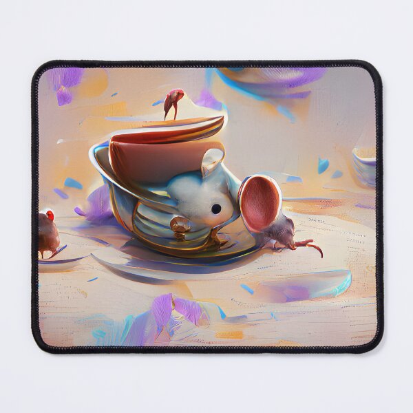 Item preview, A Mouse and His Tea designed and sold by AbstractlyArt.