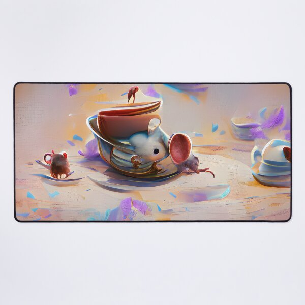 Item preview, A Mouse and His Tea designed and sold by AbstractlyArt.