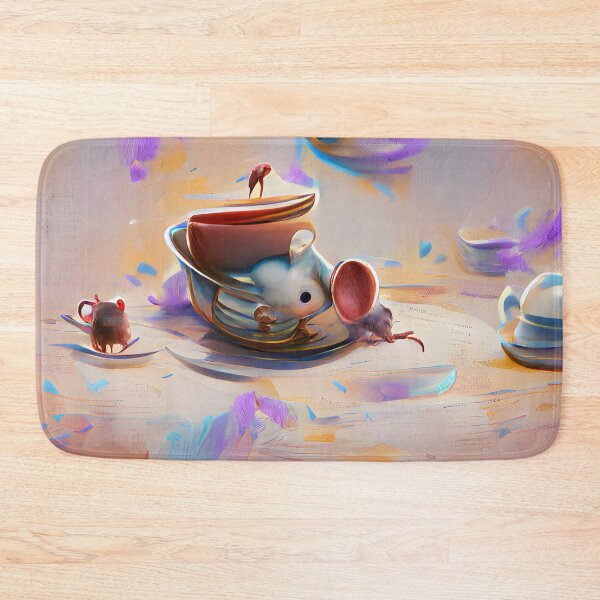 Item preview, A Mouse and His Tea designed and sold by AbstractlyArt.
