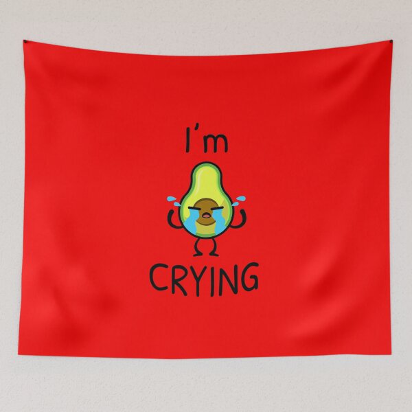 Item preview, I’m Crying Avocado  designed and sold by Gonkpoke.