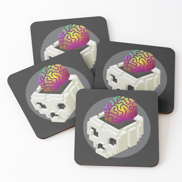 Item preview, Isometric Skull Brain designed and sold by wolfkin-design.