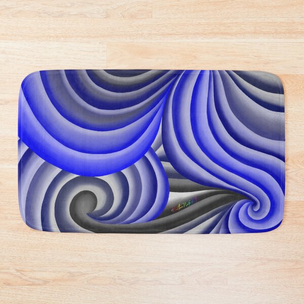 Item preview, Ocean Swirls in Storm Clouds by Heather Nafe Art designed and sold by HeatherNafeArt.