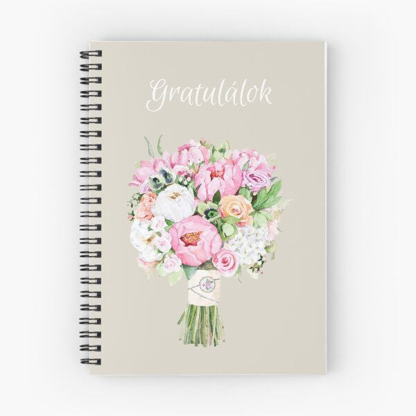 Item preview, Gratulálok (congratulations in Hungarian) üdvözlőlap love Hungary wedding anniversary Hungarian  designed and sold by Pommallina.