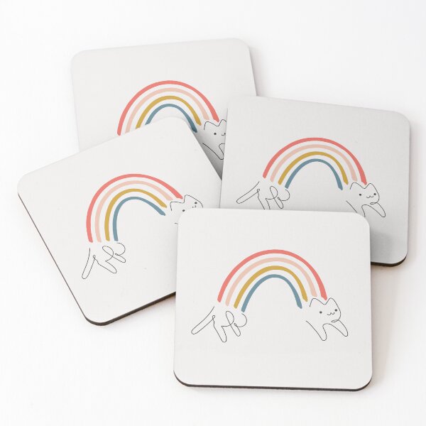 Item preview, Rainbow Cat 1 designed and sold by ilovedoodle.