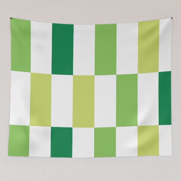 Item preview, Green and white vertical striped designed and sold by darshants.