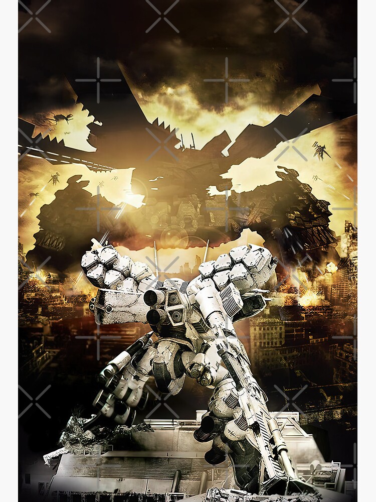 Armored Core 4 - Ps3 - Cover Ver. 2 Poster for Sale by Mecha-Art