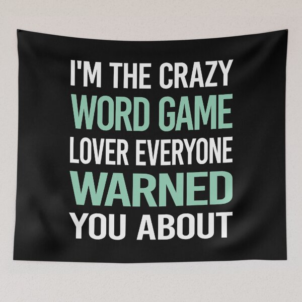 Item preview, Crazy Lover Word Games designed and sold by BimBamFrank.