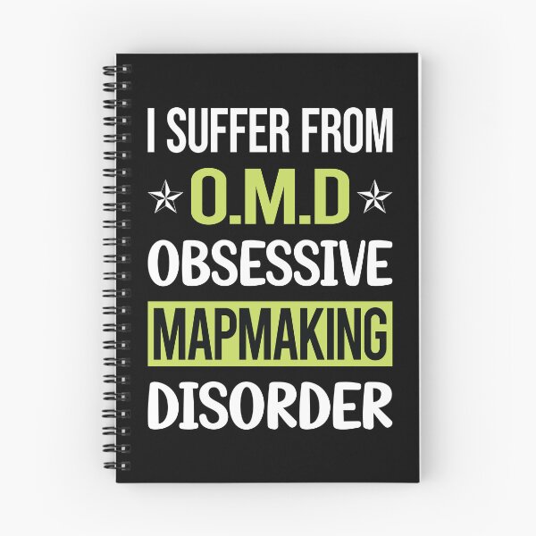Item preview, Obsessive Love Mapmaking Mapmaker Map Making Maker Cartography Cartographer designed and sold by GobblesBeverley.