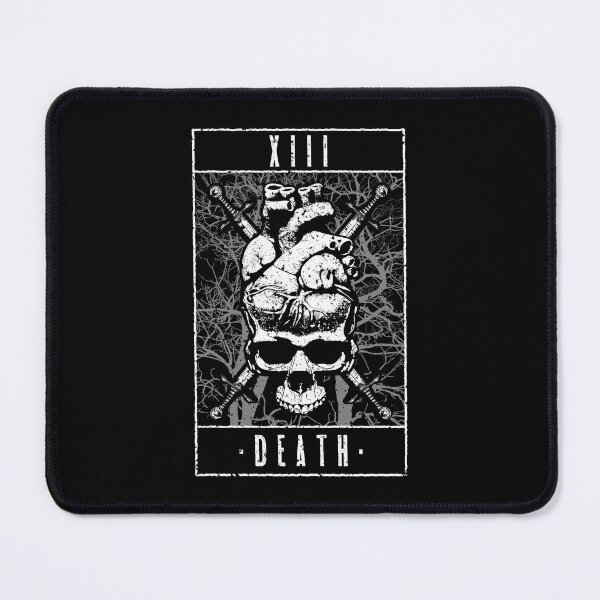 Item preview, Death Tarot Card Vintage Gothic Anatomical Heart Skull designed and sold by GrandeDuc.