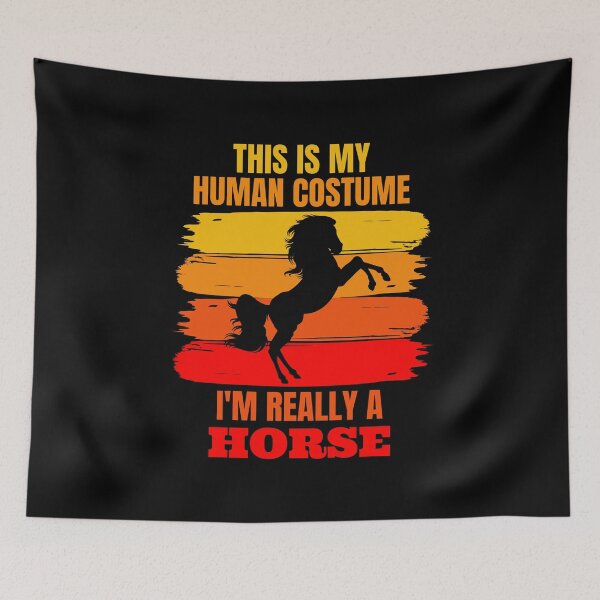 Item preview, This is my Human Costume, I'm Really a Horse designed and sold by ACC .