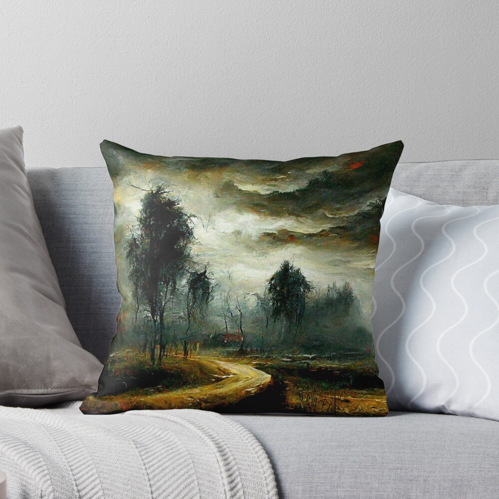 Item preview, Throw Pillow designed and sold by Shr00mDesign.