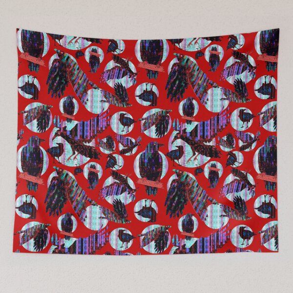 Item preview, Crow Pattern designed and sold by SamohtCreates.
