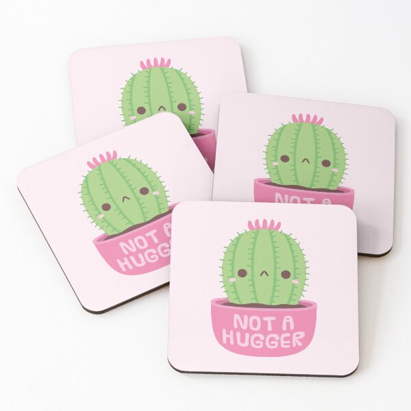 Item preview, Not A Hugger, Cactus in Pink Pot designed and sold by rustydoodle.