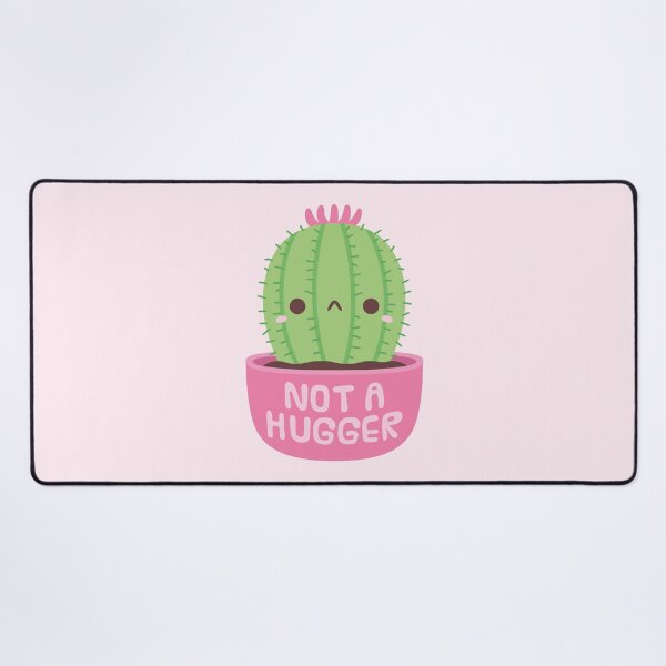 Item preview, Not A Hugger, Cactus in Pink Pot designed and sold by rustydoodle.