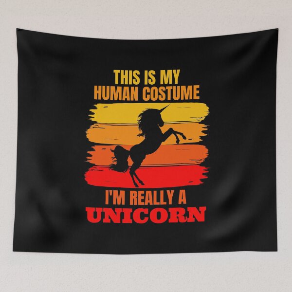 Item preview, This is my Human Costume, I'm Really a Unicorn designed and sold by ACC .