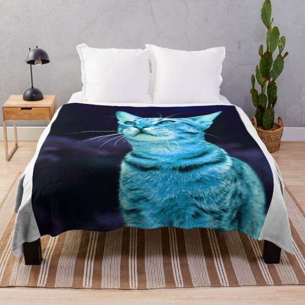 Item preview, Cute blue cat designed and sold by Amadej.