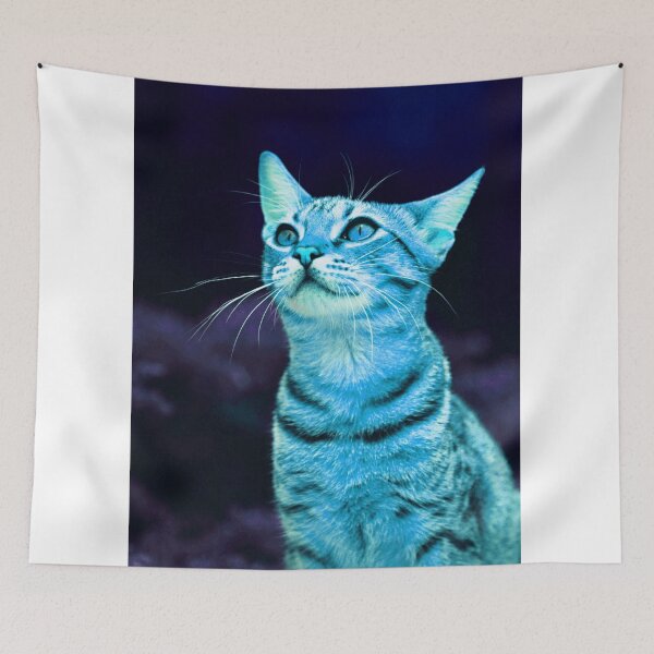 Item preview, Cute blue cat designed and sold by Amadej.