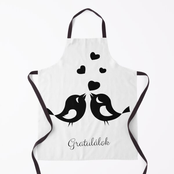 Item preview, Gratulálok (congratulations in Hungarian language) love birds, wedding, romance, Hungary, Hungarian  designed and sold by Pommallina.