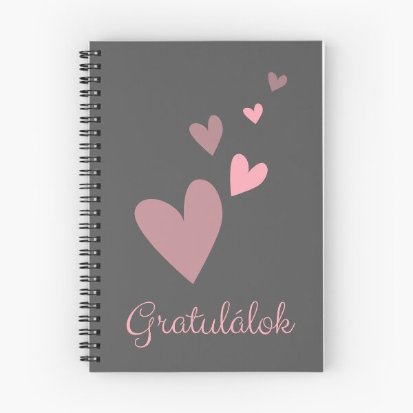 Item preview, Gratulálok (congratulations in Hungarian language) love hearts, wedding, romance, Hungary, Hungarian  designed and sold by Pommallina.