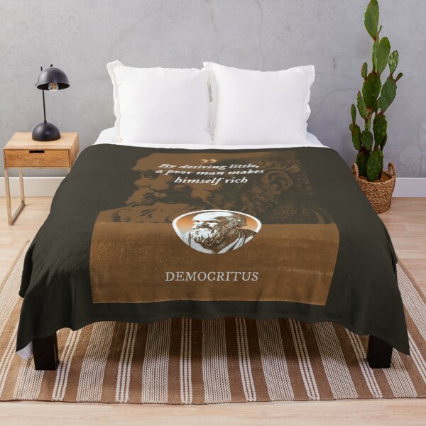 Item preview, Democritus - By desiring little, a poor man makes himself rich designed and sold by Syahrasi.