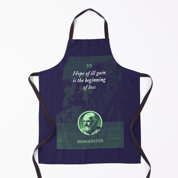 Item preview, Democritus - Hope of ill gain is the beginning of loss designed and sold by Syahrasi.