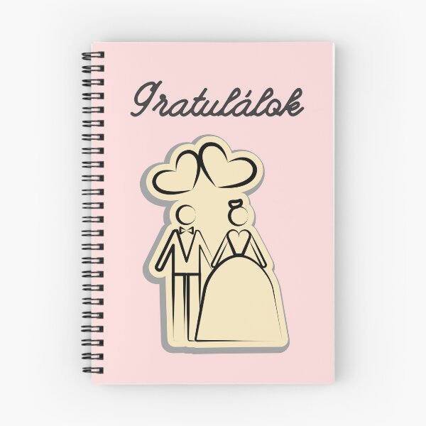 Item preview, Gratulálok (congratulations in Hungarian language) husband and wife, wedding, romance, Hungary, Hungarian  designed and sold by Pommallina.