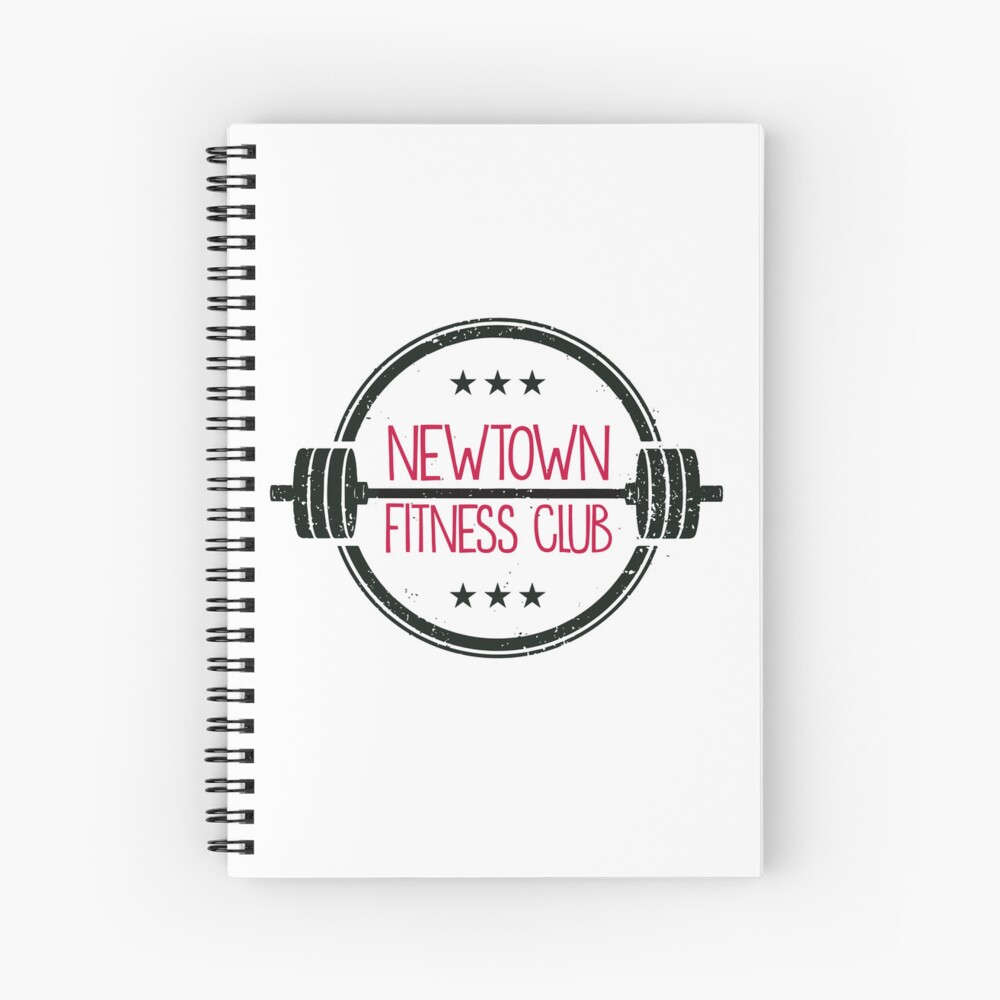Newtown Fitness Club Branded Spiral Notebook
