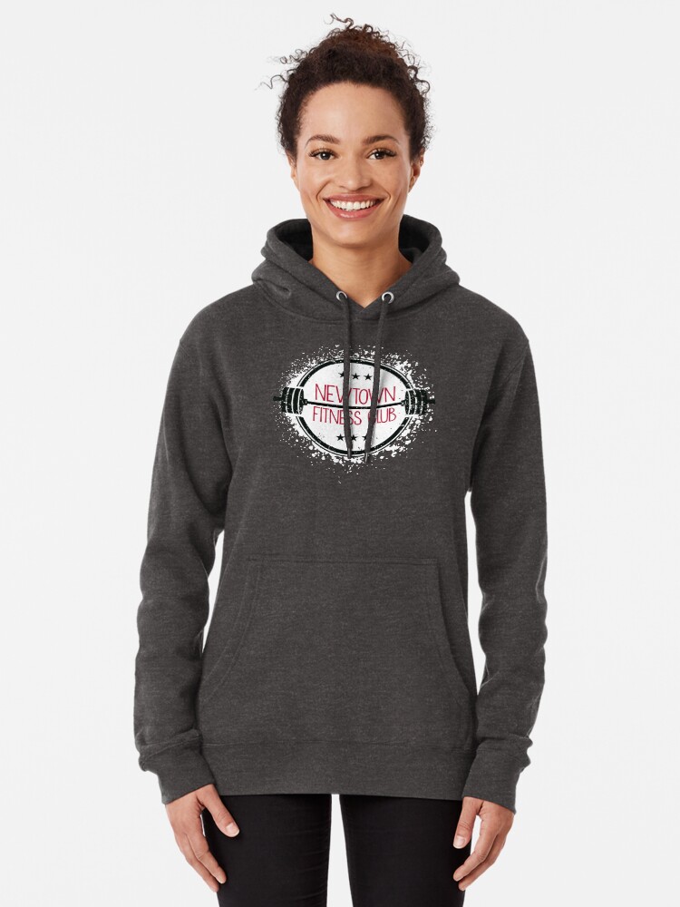 Alternate view of Newtown Fitness Club Branded Pullover Hoodie