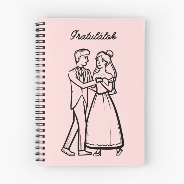 Item preview, Gratulálok (congratulations in Hungarian language) bride and groom, wedding, romance, Hungary, Hungarian  designed and sold by Pommallina.