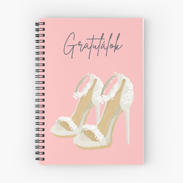 Item preview, Gratulálok (congratulations in Hungarian language) bride shoes, wedding, romance, Hungary, Hungarian  designed and sold by Pommallina.