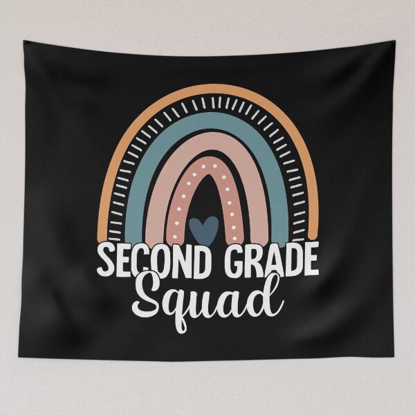 Item preview, Second Grade Squad Teachers Rainbow Back To School 2nd Grade Squad designed and sold by SentaSchmitt.