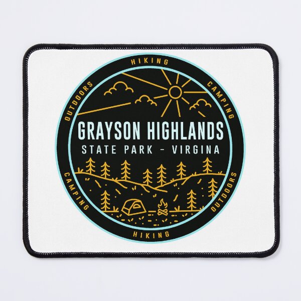 Item preview, Grayson Highlands State Park Sketch Logo designed and sold by VanyaKar.