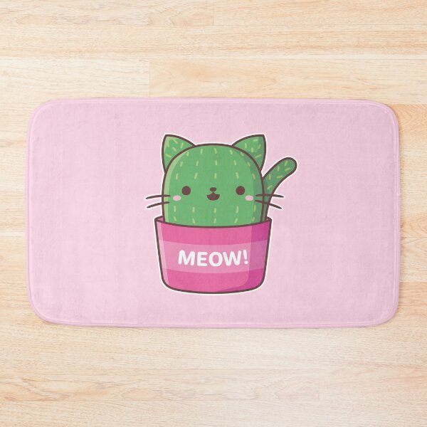 Item preview, Cute Cat Cactus Plant Pun designed and sold by rustydoodle.