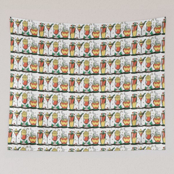 Item preview, featuring four cocktail drinks - Tropical drinks and cocktails designed and sold by Palteeshop.