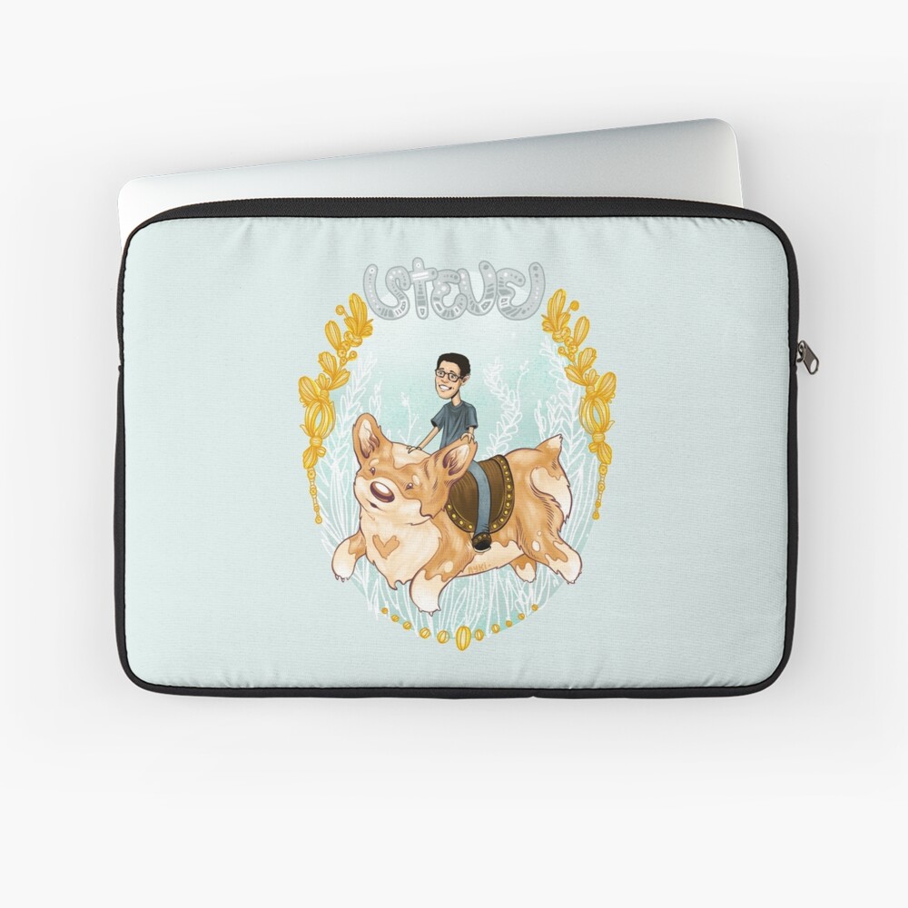 Steve the Corgi Lover Laptop Sleeve