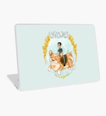 Steve the Corgi Lover Laptop Skin