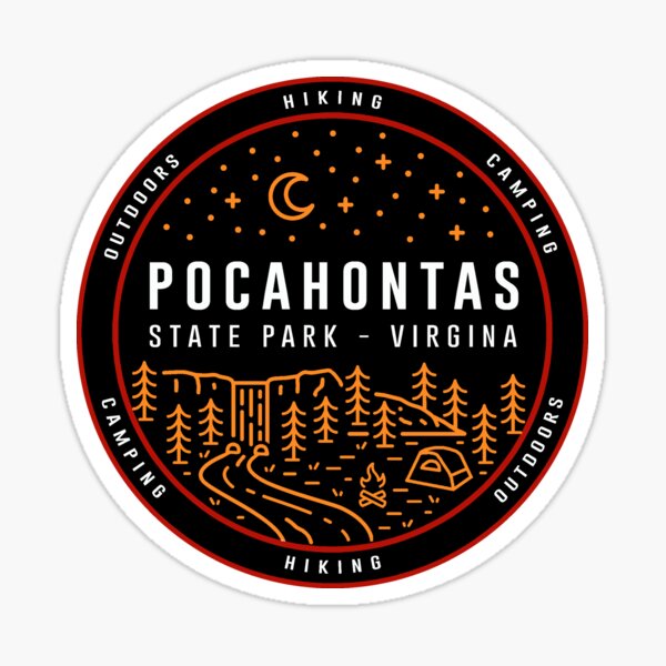 Item preview, Pocahontas State Park Sketch Logo designed and sold by VanyaKar.