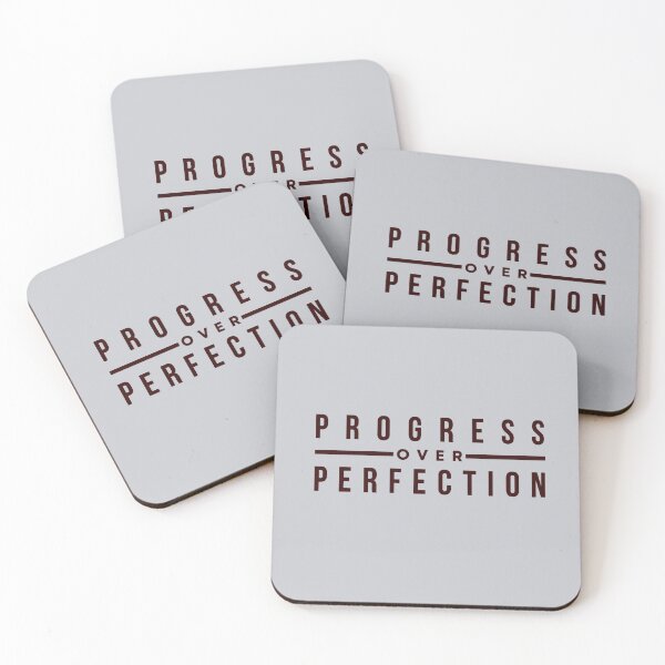Item preview, Progress over perfection designed and sold by TonsPOD.